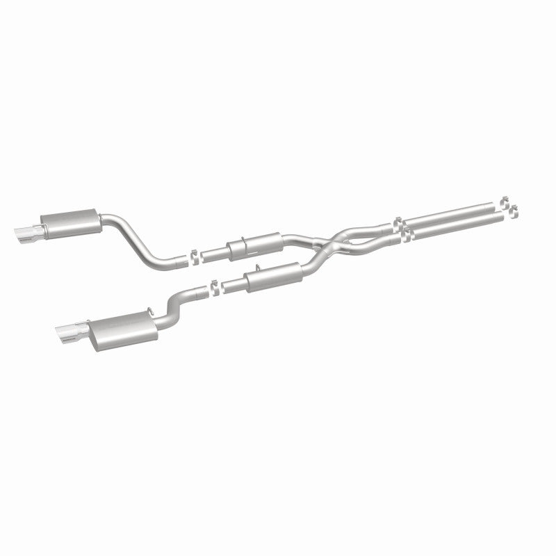 MagnaFlow 11-12 Dodge Charger SRT-8 Hemi Dual Split Rear Exit Stainless Cat-Back Performance Exhaust Magnaflow