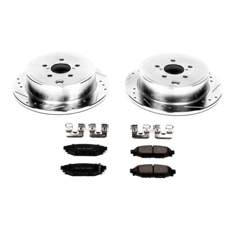 Power Stop 13-16 Subaru BRZ Rear Z23 Evolution Sport Brake Kit - eliteracefab.com