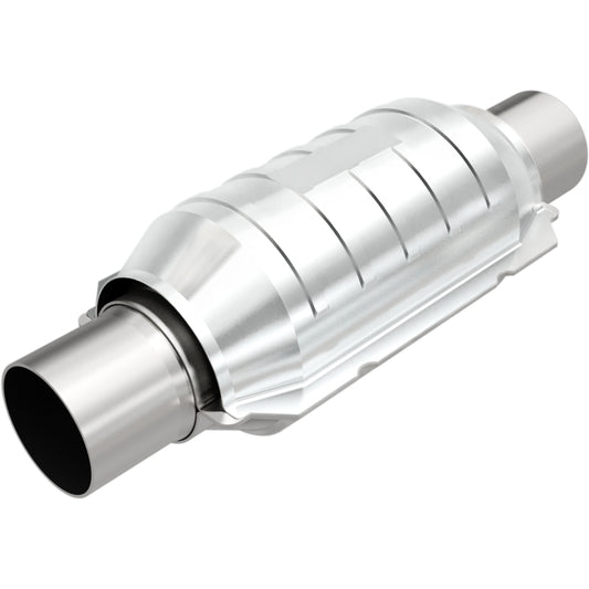 MagnaFlow Conv Univ 3in Inlet/Outlet Center/Center Round 9in Body L x 5.125in W x 13in Overall L Magnaflow