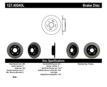 Load image into Gallery viewer, STOPTECH 06-09 HONDA CIVIC EX/SI SLOTTED &amp; DRILLED LEFT REAR ROTOR, 127.40040L - eliteracefab.com