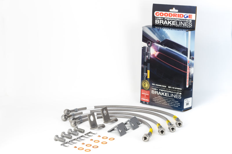 Goodridge 06-13 Chevrolet Corvette Z06/ZR1/Grand Sport Stainless Steel Brake Lines Kit - eliteracefab.com