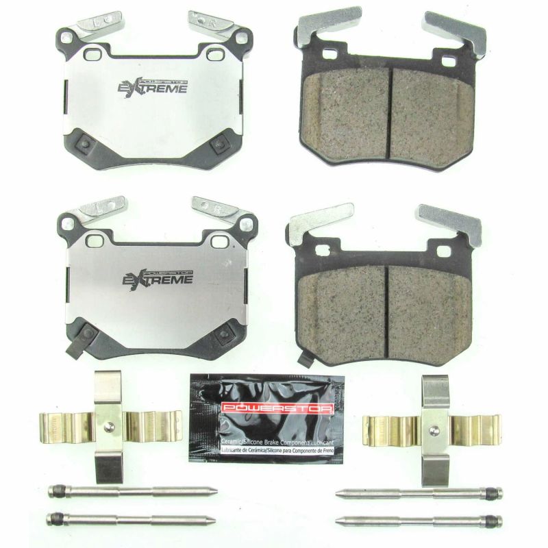 Power Stop 18-19 Kia Stinger Rear Z26 Extreme Street Brake Pads w/Hardware - eliteracefab.com