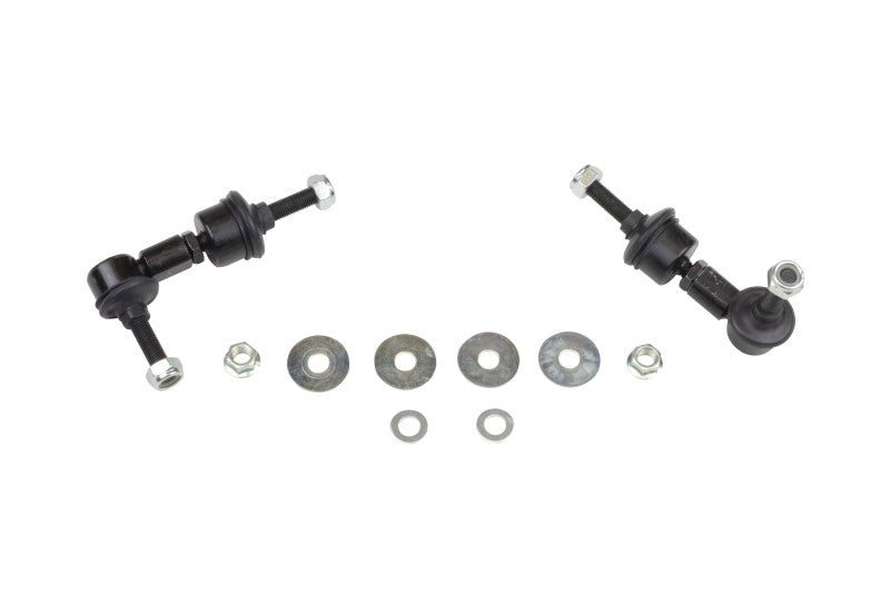 Whiteline 5/05+ Ford Focus / 04+ Mazda 3 BK Rear Swaybar Link Kit H/Duty Adj Steel Ball - eliteracefab.com