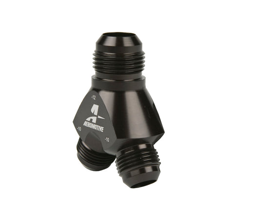 Aeromotive Y-Block - AN-12 - 2x AN-10 Aeromotive