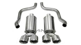 Corsa XTREME, SPORT / 2.5 IN AXLE-BACK 3.5 IN TWIN TIPS | 2009-2013 CORVETTE C6