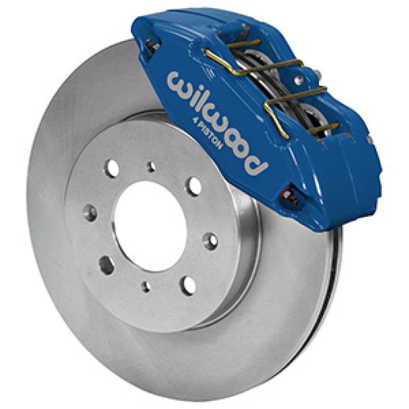 Wilwood DPHA Front Caliper & Rotor Kit Honda / Acura w/ 262mm OE Rotor - Competition Blue Wilwood