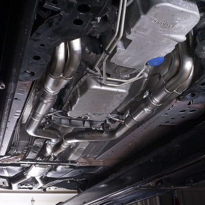 Stainless Works 2008-09 Pontiac G8 GT Headers 2in Primaries 3in Leads Performance Connect w/HF Cats - eliteracefab.com