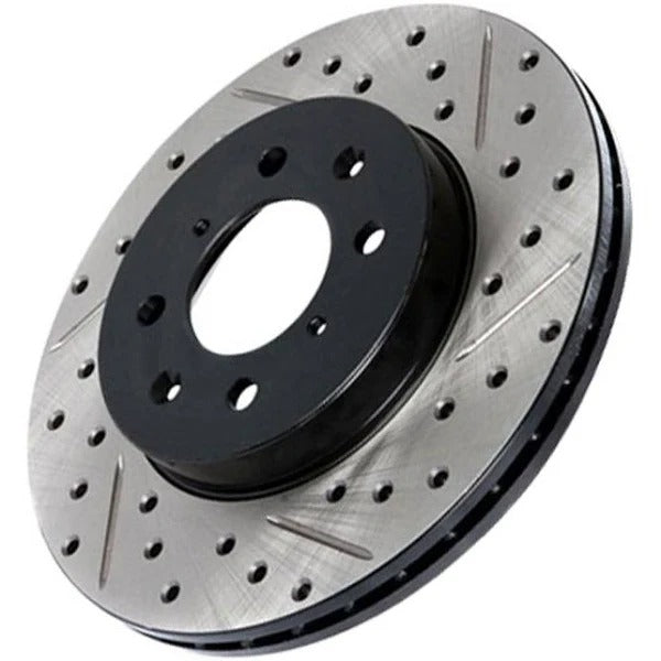 STOPTECH 07-09 MINI COOOPER/COOPER S SLOTTED & DRILLED LEFT REAR ROTOR, 127.34094L - eliteracefab.com