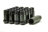 WHEEL MATE MONSTER OPEN END LUG NUT SET OF 20 – BLACK 1/2IN