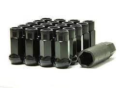 WHEEL MATE MONSTER OPEN END LUG NUT SET OF 4 – BLACK 1/2IN Wheel Mate