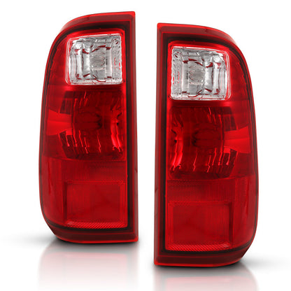 ANZO 2008-2016 Ford F-250 Taillight Red/Clear Lens (OE Replacement) - eliteracefab.com