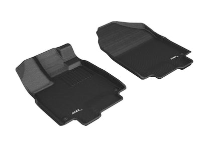 3D MAXpider 2018-2020 Honda Odyssey Kagu 1st Row Floormat - Black 3D MAXpider