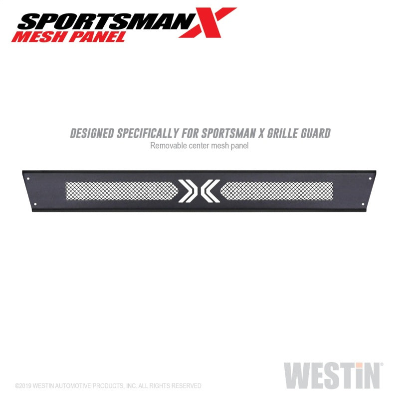 Westin 15-19 Ford F-150/14-20 Toyota Tundra Sportsman X Mesh Panel - Textured Black Westin