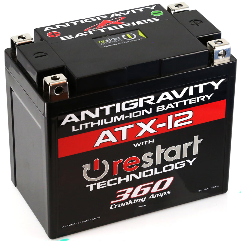Antigravity YTX12 High Power Lithium Battery w/Re-Start - eliteracefab.com