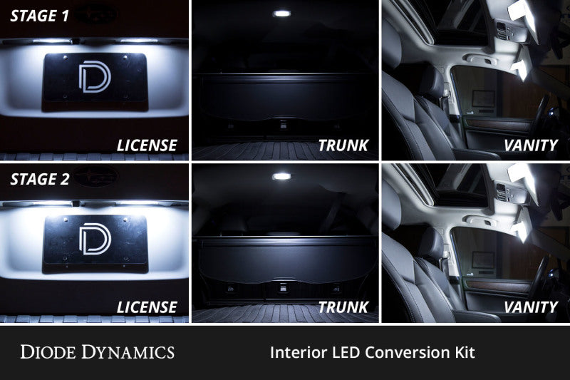Diode Dynamics 96-02 Toyota 4Runner Interior LED Kit Cool White Stage 2 Diode Dynamics