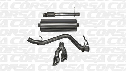 Corsa 14 GMC Sierra/Chevy Silv 1500 Reg. Cab/Long Bed 5.3L V8 Polished Sport Single Side CB Exhaust CORSA Performance