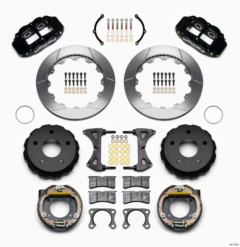 Wilwood Narrow Superlite 4R Rear P-Brk Kit 12.88in Big Ford 2.36in Off Bronco 5 x 5.50 Wilwood