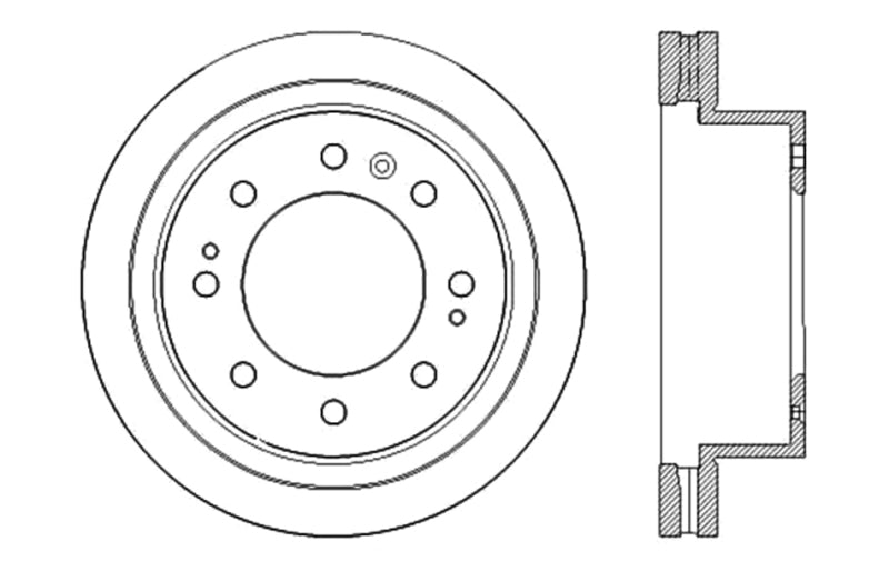 StopTech Slotted & Drilled Sport Brake Rotor Stoptech