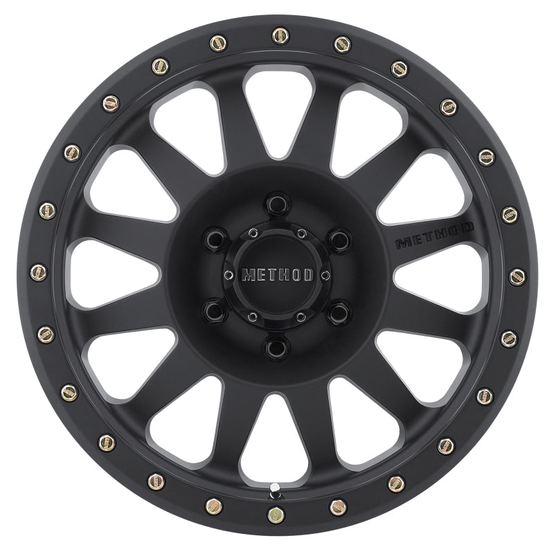 Method MR304 Double Standard 15x10 -50mm Offset 6x5.5 108mm CB Matte Black Wheel - eliteracefab.com