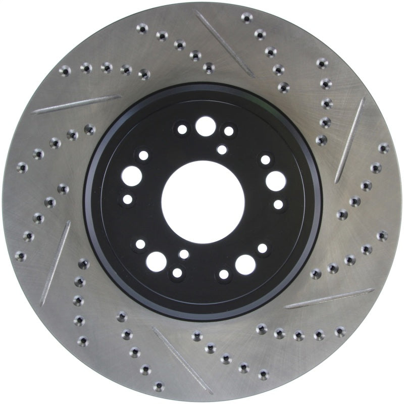 StopTech 95-00 Lexus LS 400 Left Front Slotted & Drilled Rotor Stoptech