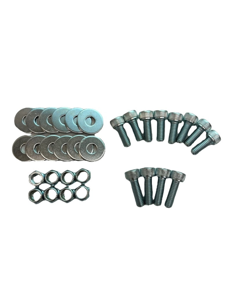 Sparco Seat Hardware Spacer Kit Side Mount - Silver Zinc - eliteracefab.com