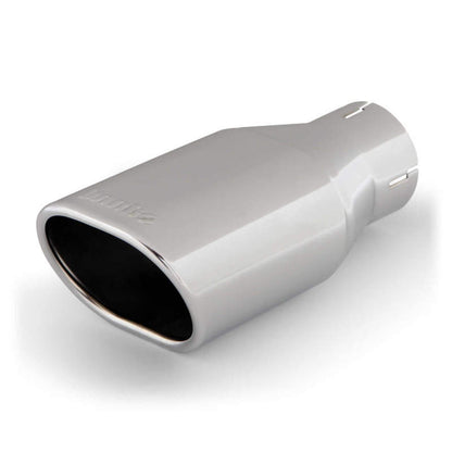 Banks Power Tailpipe Tip Kit - SS Obround Angle Cut - Chrome - 2.5in Tube 3.13in X 3.75in X 11in Banks Power