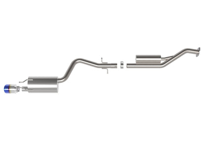 aFe Lexus IS300 01-05 L6-3.0L Takeda Cat-Back Exhaust System- Blue Tip aFe