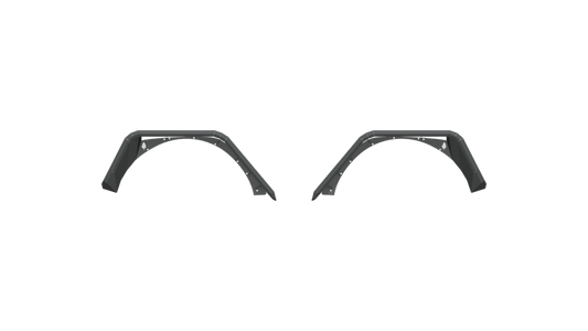Road Armor 18-20 Jeep Wrangler JL Stealth Rear Fender Flare Body Armor - Tex Blk - eliteracefab.com