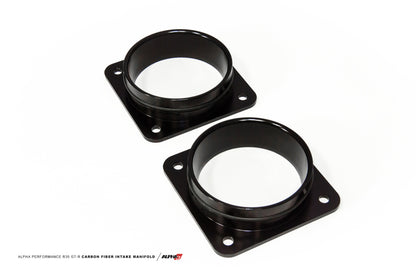 AMS Performance ALP.07.08.0102-4 2009+ Nissan GT-R R35 Stock Throttle Body Adapters for Carbon Intake Manifold