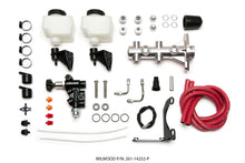 Load image into Gallery viewer, Wilwood Tandem Remote M/C Kit w L/H Brkt &amp; Prop Valve - 1 1/8in Bore Ball Burnished Wilwood