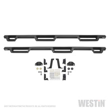 Load image into Gallery viewer, Westin 99-16 Ford F-250/350/450/550 CC (6.75ft Bed) HDX Drop Whl to Whl Nerf Step Bars - Text Blk - eliteracefab.com