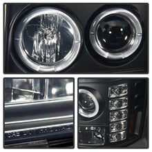 Load image into Gallery viewer, Spyder GMC Sierra 1500/2500 07-13 Projector Headlights LED Halo- LED Blk Smke PRO-YD-GS07-HL-BSM - eliteracefab.com