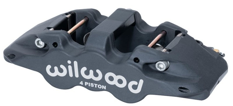 Wilwood Caliper-Aero4-L/H - Black Anodize 1.88/1.62in Pistons 1.25in Disc Wilwood