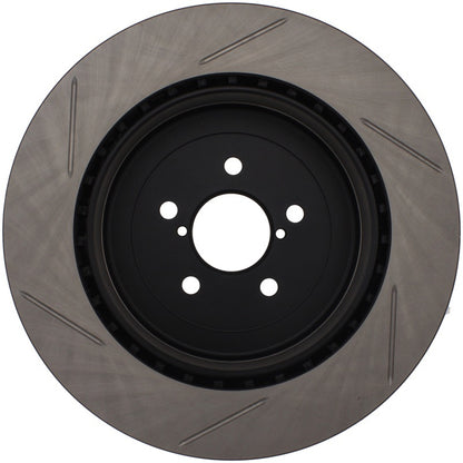 STOPTECH POWER SLOT 04 STI REAR RIGHT SLOTTED ROTOR, 126.47020SR - eliteracefab.com