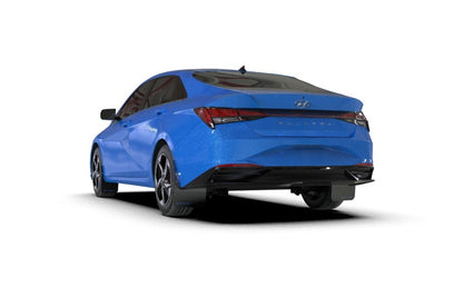 Rally Armor 21-23 Hyundai Elantra (Will Not Fit Elantra N/N Line) Black UR Mud Flap w/ Blue Logo