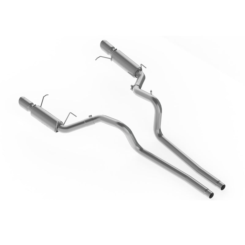 MBRP 11-14 Ford Mustang GT 5.0L Dual Split Rear Race Version AL 3in Cat Back Exhaust System - eliteracefab.com