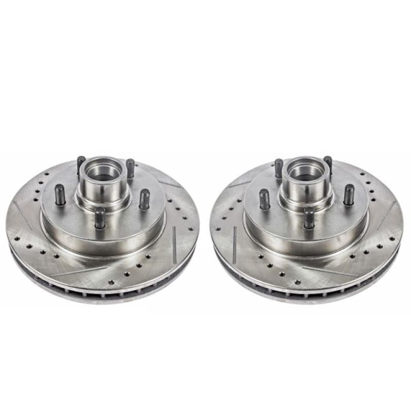 Power Stop 95-99 Chevrolet C1500 Front Evolution Drilled & Slotted Rotors - Pair PowerStop