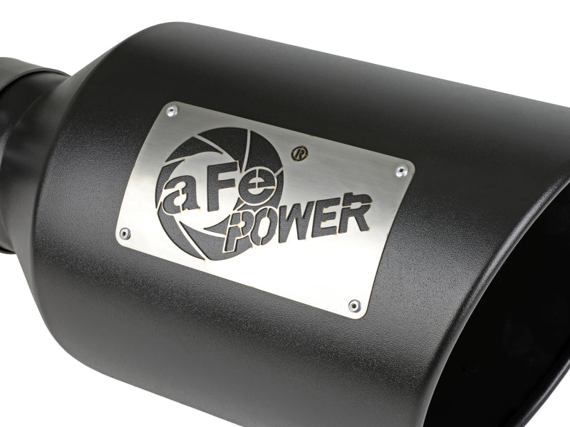 aFe Power MACH Force-Xp 409 Stainless Steel Clamp-on Exhaust Tip Black aFe