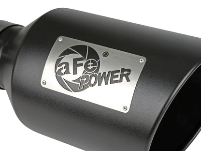 aFe Power MACH Force-Xp 409 Stainless Steel Clamp-on Exhaust Tip Black aFe