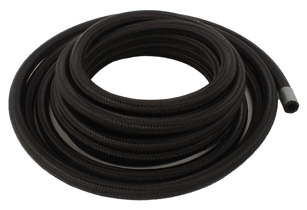 Fragola Performance Systems 842006 Premium Black Nylon Race Hose - 20 Feet - eliteracefab.com