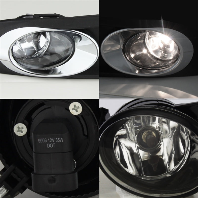 Spyder Volkswagen Jetta MK6 2011-2014 Sedan 4Dr only OEM Style Fog Lights w/Switch Clear FL-VJ2011-C - eliteracefab.com