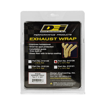 DEI Exhaust Wrap 2in x 15ft - Tan DEI
