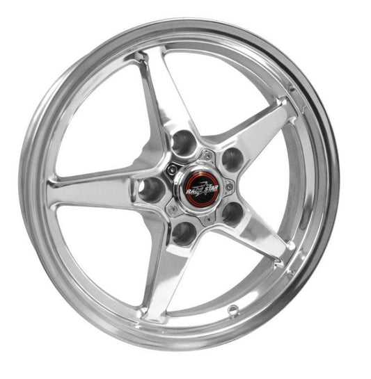 Race Star 92 Drag Star 17x4.50 5x135bc 1.75bs Direct Drill Polished Wheel - eliteracefab.com