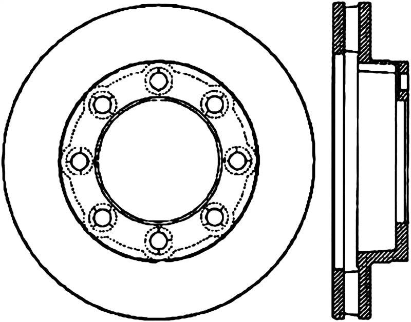 StopTech Slotted & Drilled Sport Brake Rotor - eliteracefab.com