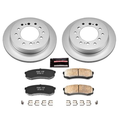 Power Stop 03-09 Lexus GX470 Rear Z17 Evolution Geomet Coated Brake Kit - eliteracefab.com