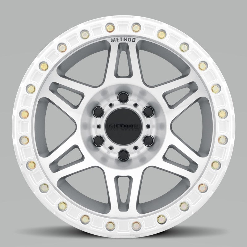 Method MR106 Beadlock 17x9 -44mm Offset 8x6.5 130.81mm CB Machined/Clear Coat w/BH-H36125 Wheel - eliteracefab.com