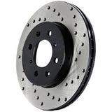 CENTRIC FRONT CROSS-DRILLED SPORTSTOP DRILLED ROTOR 350X32MM, 128.40098