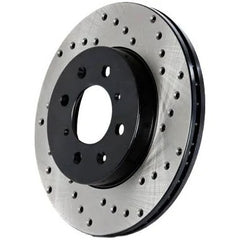 CENTRIC FRONT CROSS-DRILLED SPORTSTOP DRILLED ROTOR 350X32MM, 128.40098 - eliteracefab.com