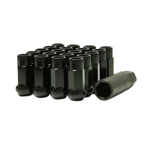 WHEEL MATE MUTEKI SR48 OPEN END LOCKING LUG NUT SET OF 4 – BLACK 12×1.50 48MM Wheel Mate