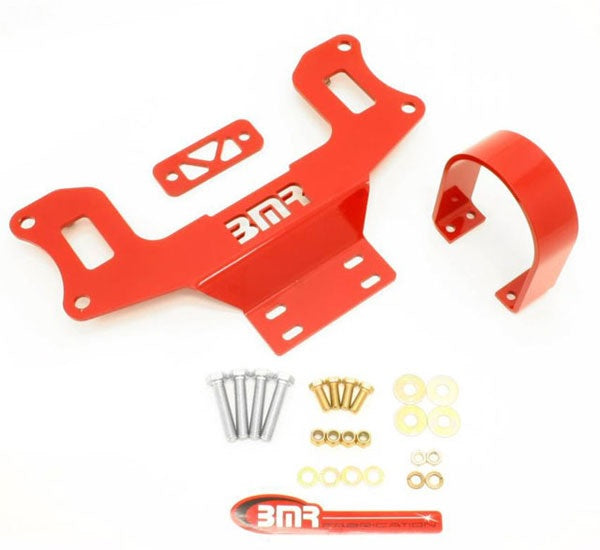 BMR DRIVESHAFT SAFETY LOOP FRONT RED (11-19 MUSTANG GT/V6) - eliteracefab.com